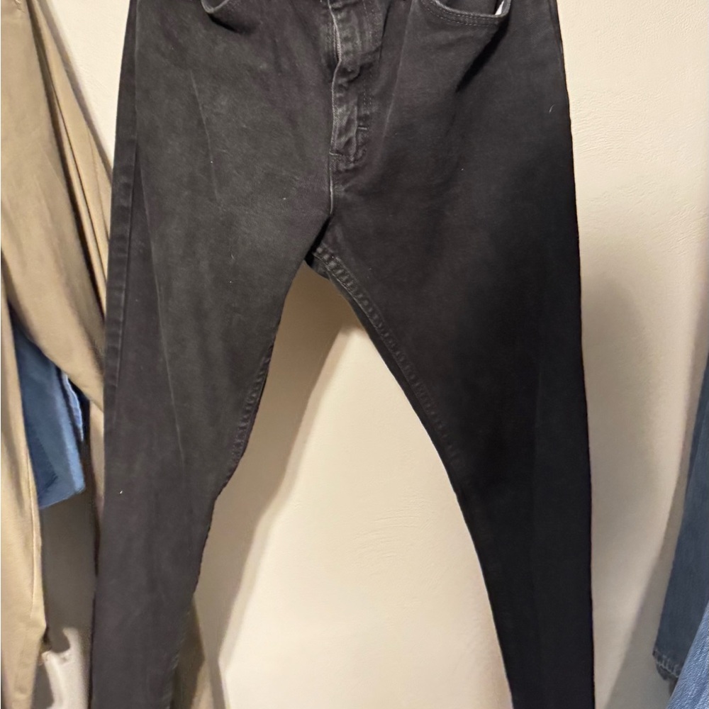 Vintage lees made in Mexico of US material. Black jeans